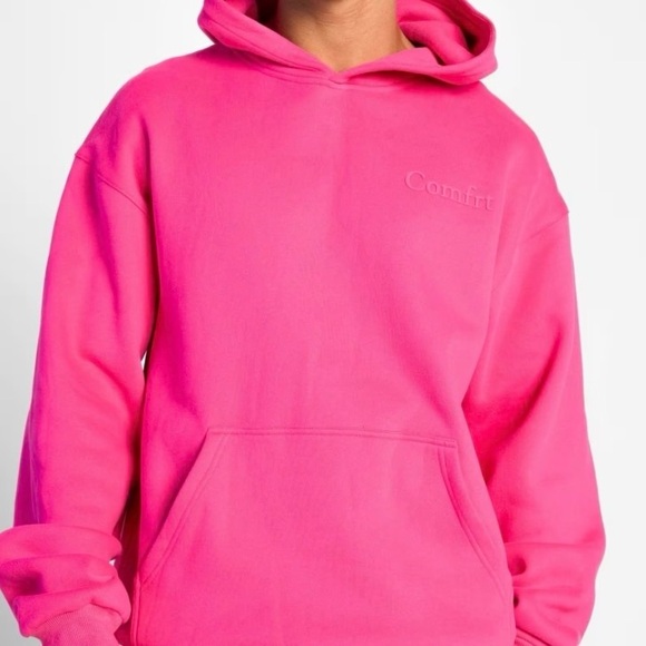 Comfrt minimalist Cozy Pink Women's Hoodie size small - Picture 3 of 8